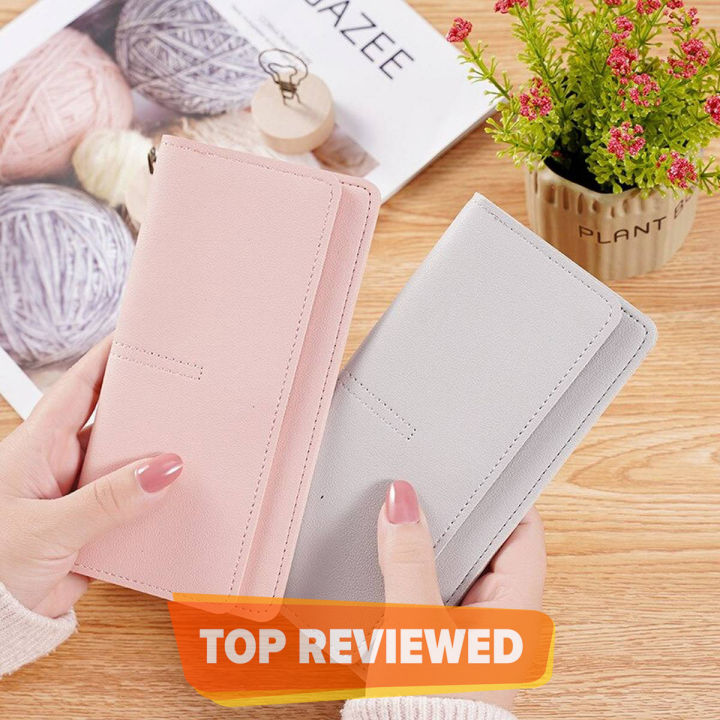 Slim%20Wallet%20for%20Women%20%E2%80%93%20Cardholders,%20Money%20and%20Receipt%20Pockets,%20Compact%20Design%20-%20Image%204