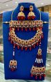 Pcs/5 Casting Made Choker Guluband Jewellery Set For wedding Girls/Women Accessories. 