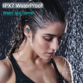 Topewon F9 Wireless Earphone IPX7 Waterproof Earbuds LED Display Built In HD Mic Headphone with 2000mAh Power. 