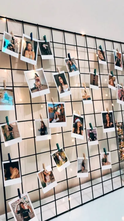 FREE%20FAIRYLIGHT%20ALONG%20%7C%20Aesthetic%20Metal%20Grid%20Wall%20Panel%20for%20Decoration%20%F0%9F%96%A4%20%7C%20Photo%20Display%20with%20Wooden%20Clips%20&%20Cards%20%7C%201.5%20x%202%20ft%20Metal%20Grid%20Wall%20Decor%20%20Home%20items,%20Perfect%20for%20any%20Wall,%20stylish%20memo%20board,%20Inbox%20Us%20for%20Cards/Stickers%20%20Customization%20-%20Image%204