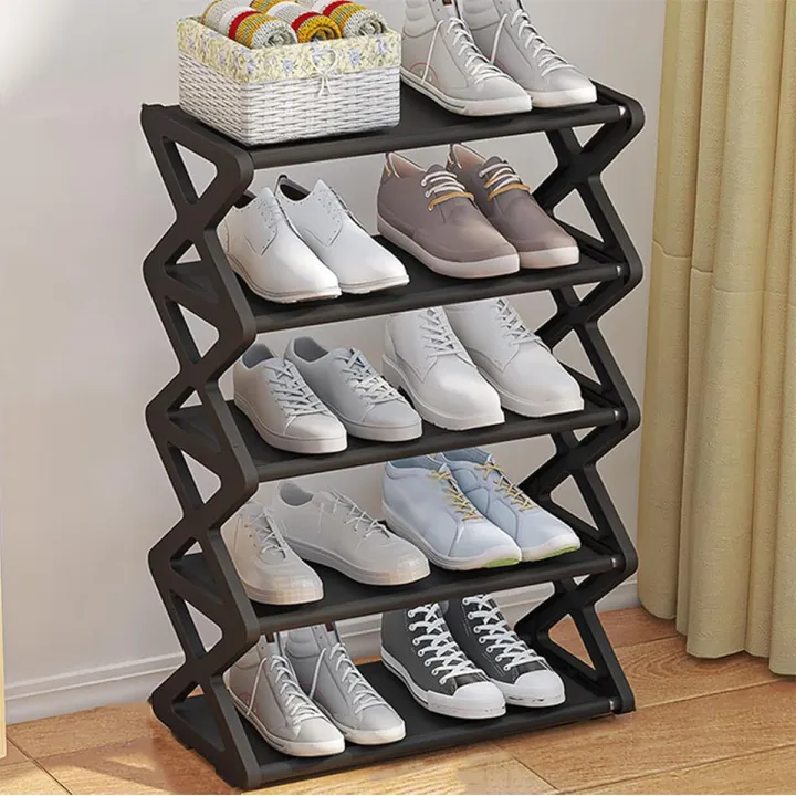 Stainless%20Steel%20Shoe%20Rack%205%20Tiers%20Heavyweight%20-%20Shoe%20Stand%20-%20Shoe%20Rack%20Organizer%20-%20shoe%20rack%20-%20Fashion%20Shoe%20Rack%20-%20Shoe%20Storage%20Shoe%20Rack%20Multifunctional%20Book%20Rack%20Accessories%20Rack%20for%20Home%20and%20Office%20Durable%20-%20Image%205