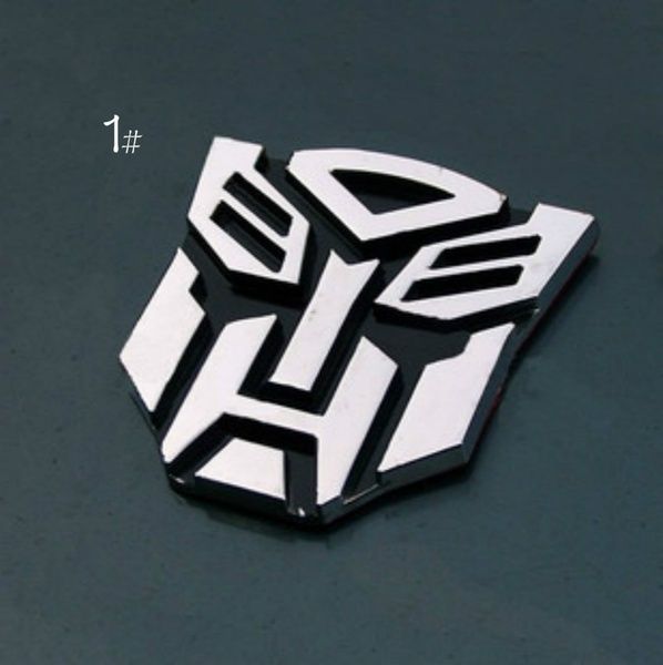 Transformers Car Decoration Sticker Logo Zinc Alloy 3D Autobot Decepticon Emblem Badge Decal Truck Car Styling Transformers stickers