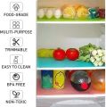 4Pack Refrigerator Liners, 17.7x11.4 Inch EVA Fridge Liner Refrigerator Mats Washable Shelf Liner Can Be Cut for Glass Shelves Kitchen Cabinet. 