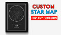 Custom Star Map, Night Sky Print, Star Map Poster, Star Map By Date, Star Map By Wedding Gift, Constellation, Personalized Gift, Engagement Gift, Gift For Her. 