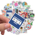 50 New Lab Physical Chemistry Graffiti Stickers Amazon Luggage Guitar Waterproof DIY Stickers. 