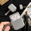 【NShisasN】Marvel Thanos Thor Spiderman Black Panther Silicone Case for Airpods 1/2 Pro Protective Bluetooth Wireless Earphone Charge Cover. 