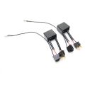 XHHDQES LED Headlight Polarity Converter Fault Eliminator Decoder HID H4 Xenon Lamp Positive and Negative Converter-White. 