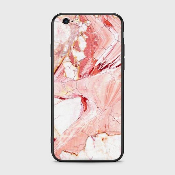 iPhone 6 Plus Cover - SkinLee HQ Infinity Glass Case (Soft) - Chick Rose Gold Marbel - SKINLEE-364-1-457-7