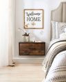 Modern & Versatile Bed Side Table, Floating End Tables for Living Room, Sofa Side Table for Living Room, Bed Side Table. 