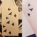 1 Sheet Cute Flying birds Temporary Tattoos Party Waterproof Tattoos Sticker. 