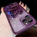 For Infinix Smart 8 / Smart 8 Pro / Smart 8 HD / Smart 8 Plus Back Cover with Rabbit Makeup Mirror Stand Holder Luxury Gradient Glitter Cute Bling Full Camera Lens Protection Case Soft Silicone Slim Phone Cases for Women Girls. 