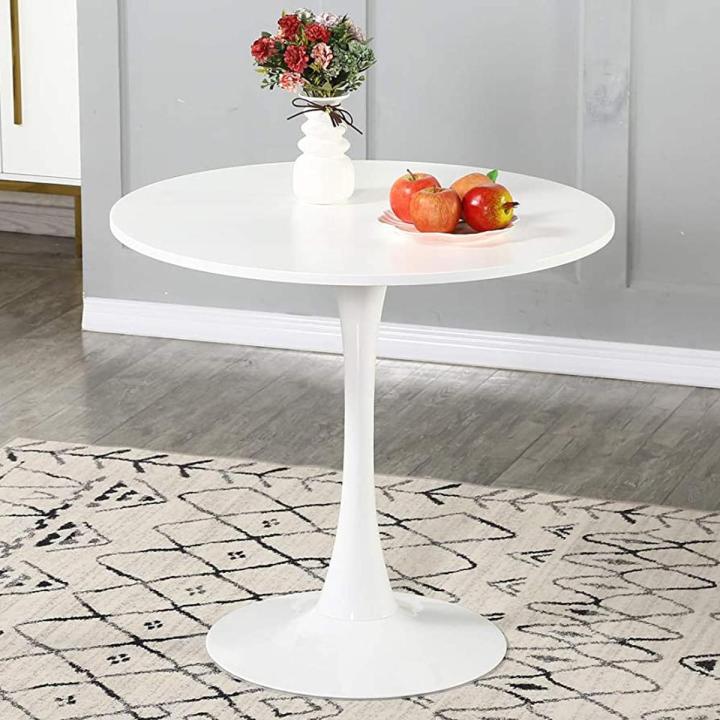 WHITE ROUND TABLE FOR ROOM 16 INCH TOP & 20 INCH HEIGHT