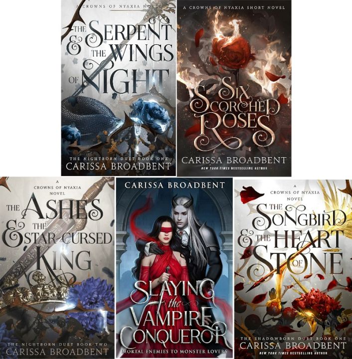 Crowns of Nyaxia Series ( Set of 5 Books ) by Carissa Broadbent