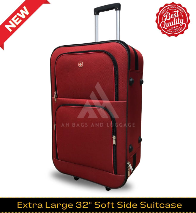 AH%20Soft%20Side%20Suitcase%20Quality%20Extra%20Large%20Pocket%20Style%20(32%20Inch)%20Luggage%20%7C%20Durable%20Extra%20Large%20Travel%20Trolley%20Suitcase%20%7C%20Strong%20Zippers%20With%20Lock%20-%20Image%202