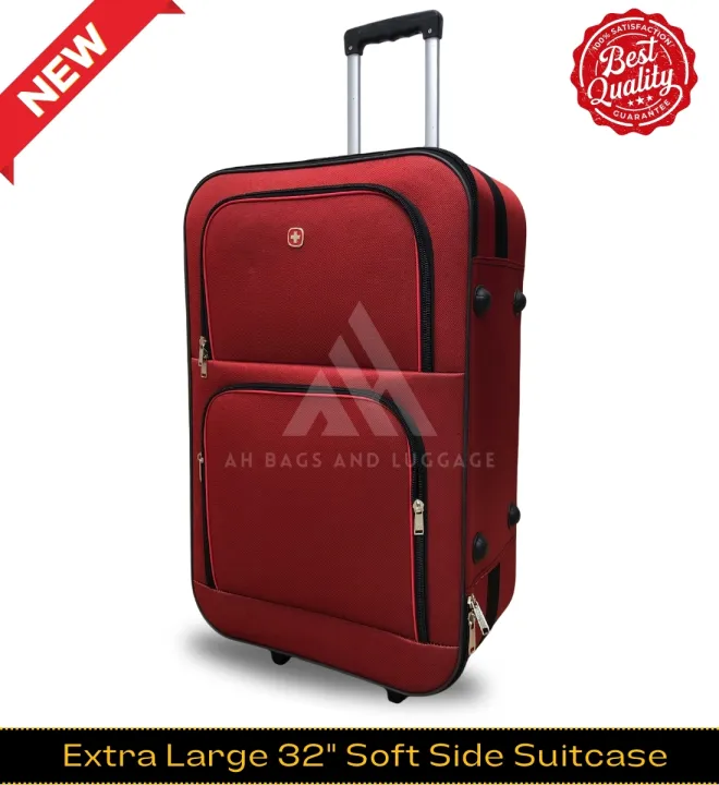 AH%20Soft%20Side%20Suitcase%20Quality%20Extra%20Large%20Pocket%20Style%20(32%20Inch)%20Luggage%20%7C%20Durable%20Extra%20Large%20Travel%20Trolley%20Suitcase%20%7C%20Strong%20Zippers%20With%20Lock%20-%20Image%202