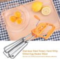 Online Karachi Cycle Hand Beater and Egg Whisk Steel Mixer With Stainless Steel Handle Milk Egg Juice Solution Beater Blender. 
