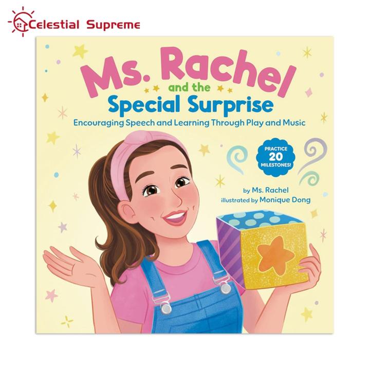 Interactive Children Book Fun Interactive Children's Book for Speech Development Brain Boosting Tips Parent-child Educational Adventure by Ms Rachel Early Childhood Development Book