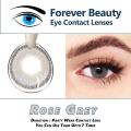 Rose Grey COSMETIC COLORED CONTACT LENSES Eye Contact Lenses Forever Beauty / Disposable Lenses / Lense, Eye Lense / Color Lense / Eye Lenses For Girls Women Men. 