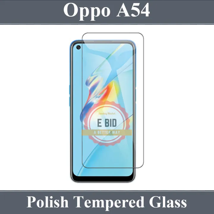 Oppo%20A54%20Tempered%20Glass%20Screen%20Protector%20Premium%20High%20Quality%20Polish%20Glass%20For%20Oppo%20A54%20-%20Image%203