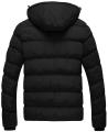Black Leather Puffer Parachute Jacket For Men - Warmth And Style Combined In  Versatile - Best For Winters. 