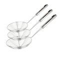 Asian Strainer Ladle Stainless Steel Wire Colander Spoon With Handle For Kitchen Frying Food Pasta Spaghetti Noodle-Basic Kitchen Tools. 