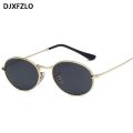 New Luxury Retro Small Metal Frame Steampunk Sunglasses Women Men Vintage Oval Sun Glasses Vintage Eyewear oculos. 