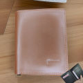 Slim Genuine Cow Leather Wallet for Men Vertical Wallets Thin Short ID Card Holder Money Bag. 