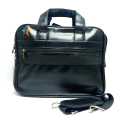 Leather Laptop Business Bag, Briefcase, Handbag, Office Cross Body Bag. 