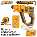 Ingco CRHLI20168 Cordless Rotary Hammer. 