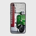 Oppo A83 Cover - SkinLee HQ Infinity Glass Case (Soft) - Vintage Vespa - SKINLEE-561-1-590-151. 
