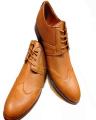 Brown Synthetic Leather Formal Shoes for Men. 