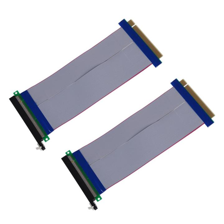 PCI-E Express 16X Riser Card Extender Extension Cable Ribbon Flex