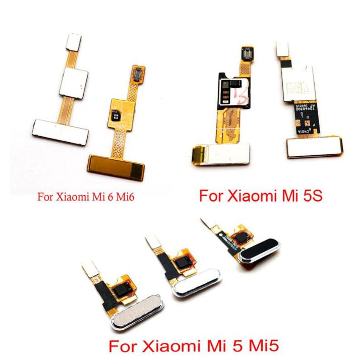 New Fingerprint Scanner Flex Ribbon Cable For Xiaomi Mi 5 5s 6 Mi5 Mi5s Mi6 Touch Sensor ID Home Button Return Assembly
