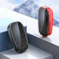 Solar Keychain Mini Power Bank Portable Powerbank Compact Phone Charger Mini Power Bank TYPE-C Backup Emergent Power 1200mAh. 