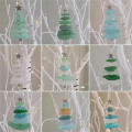 Sea Glass Art Decoration Christmas Tree Ornament Crafts Ocean Themed Christmas Tree Decoration Sea Glass Christmas Ornament Sea Beach Christmas Tree Decor. 