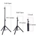 Hair Dummy Stand Tripod Training Mannequin Head Holder Iron Display Hair Stand Black Styling Making Wigs Displaying. 