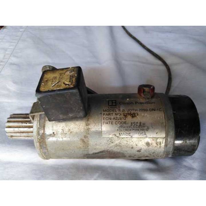 Motor Permanent Magnet DC Motor  With Encoder and Mounting Stand (Voltage : 24DC), (Approx, RPM 1000)  USED