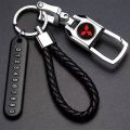 Mitsubishi Car Logo Keychain Creative Car Key Chain Alloy Metal Keyring. 