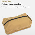 MeterMall Outdoor Shoe Bags, Waterproof Shoe Storage Organizer With Handle, Shoe Pouch With Zipper For Women Men Outdoor, Traveling, Camping, Hiking. 