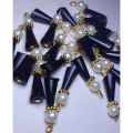 15 Pcs Fashion Fancy Black Hanging Tassels for Women Clothes and Dupatta  Style. 
