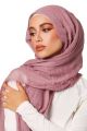 Crimp Hijab Premium Soft Cotton Hijab Scarf/Scarf - Lightweight Iron-Free Fabric Crinkle Crimp Hijab Scarf Hejab Cotton Crimps Scarf Stoller for women & Girls. 