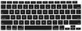 Keyboard Cover for MacBook Air 13 inch Model A2179 A2337 Apple_M1 Chip with Touch ID Transparency Keyboard Protective Skin, Ultra Thin MacBook Air Keyboard Cover -  Macbook Keyboard Cover. 