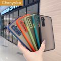chenyyka For Huawei P40 Lite 5G Case Transparent Frosted Hard Back Cover Lens Camera Protection Phone Case Edge Full Cover Case Fall Protection Sleeve. 