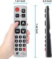 Senioórs Big Button Univerśal Remote Control  for Extra Large Jumbo Giant Remote, Simple Easy Basic Control and LG Samsung Sony JVC Tóshiba Sharp Panasónic Technika Hitaćhi Polaröid TVs. 