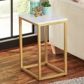 End Table, Coffee Table Side Table Golden Table Fancy Table Square Top 16" Height 24". 