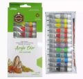 Keep Smiling Acrylic Colour 12ml - Pack of 12 Tubes. 