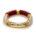 👍MUJI Retro Style Stretch Bracelet For Women Female Hot Sale Vintate Temperament Resin Acrylic Bracelet Modern Jewelry. 