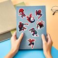 10/30/50pcs Cartoon Marvel Spider-Man Stickers Cool The Avengers Waterproof Sticker Luggage Skateboard Phone Laptop Stikers Toy. 