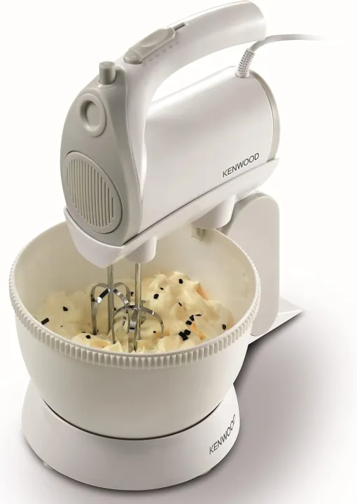 Kenwood%20Stand%20Mixer%20Hand%20Mixer%20(Electric%20Whisk)%20300W%20With%202.4L%20Rotary%20Bowl,%205%20Speeds%20+%20Turbo%20Button,%20Twin%20Stainless%20Steel%20Kneader%20And%20Beater%20For%20Mixing,%20Whipping,%20Whisking,%20Kneading%20Hmp22.000Wh%20White%20-%20Image%204