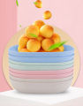 Plates - Colorful Square Plastic Dinner Plates 10 Pieces - Plates for traveling or Picnic Plates - Light weight Plastic Plates - Breakfast Plates Set - Multi-function Dish - Wolpin Plates - Clicked Now. 